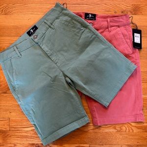 2 Pair of 7 Diamonds shorts New!